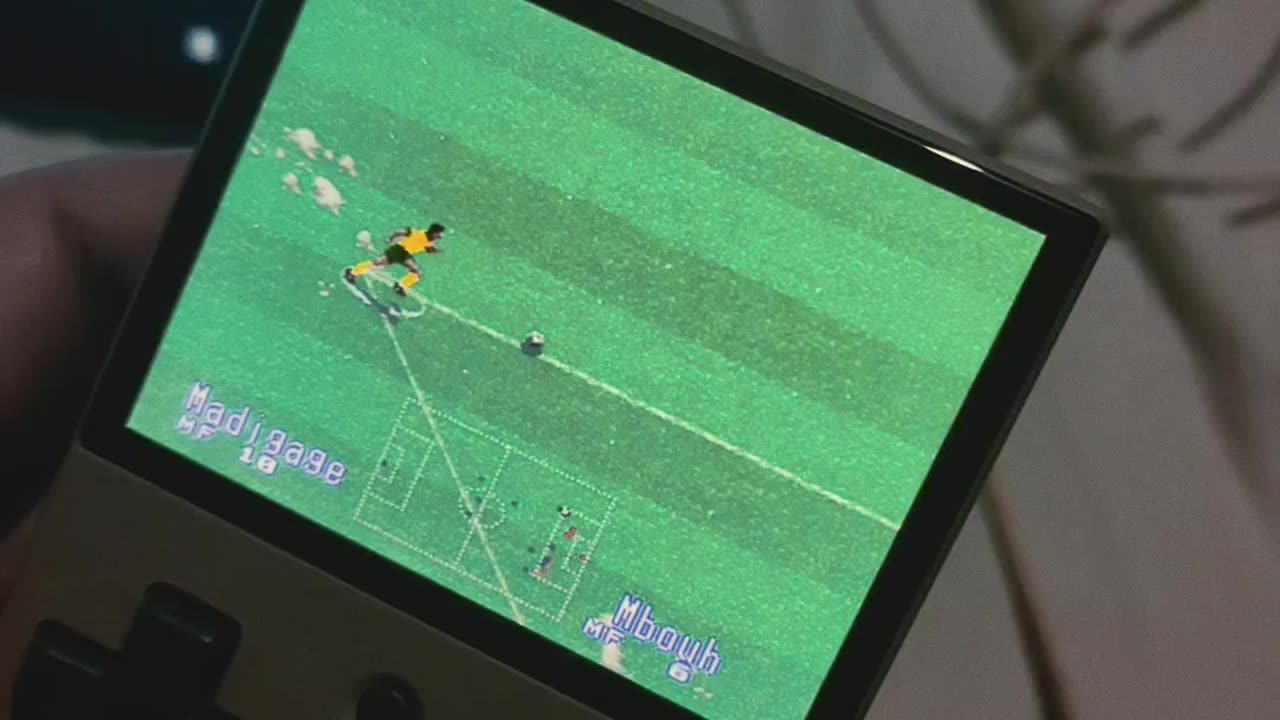 showing Snes' football skill