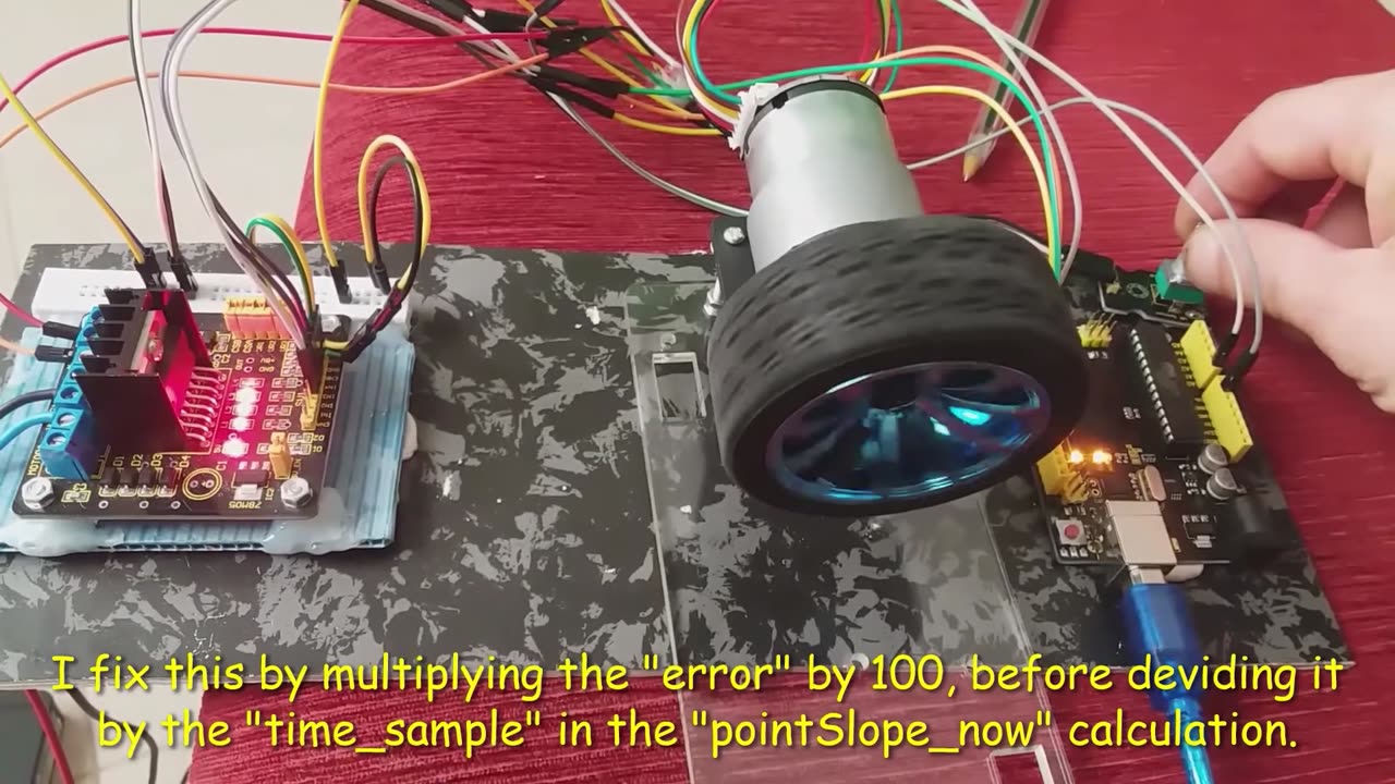 Conclusion of PID speed control formula build, results: Super efective PD formula. Arduino.