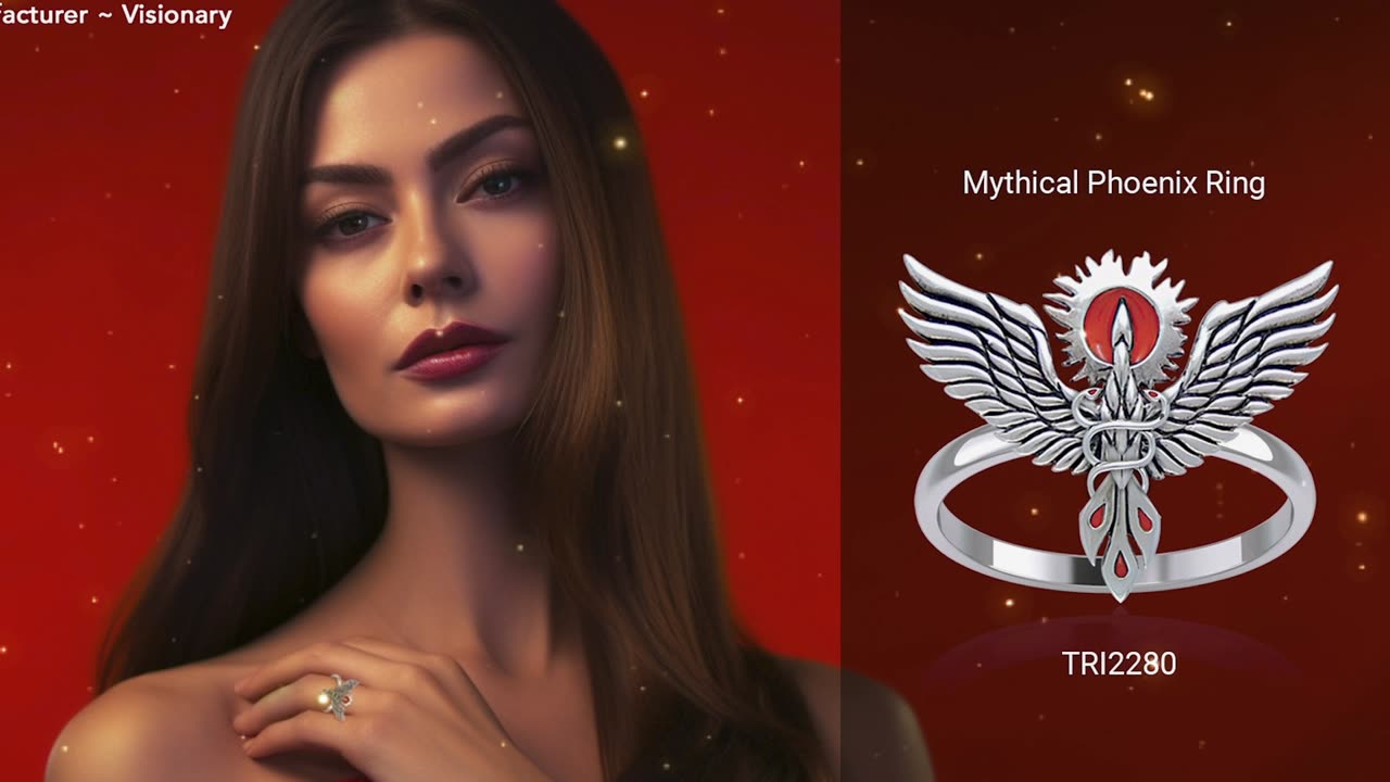 Soar with Gratitude: Mythical Phoenix Silver Ring