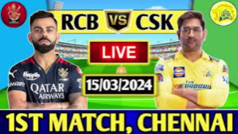 CSK vs RCB lPL 2024 Live match