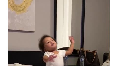 Funny baby video singing no no no