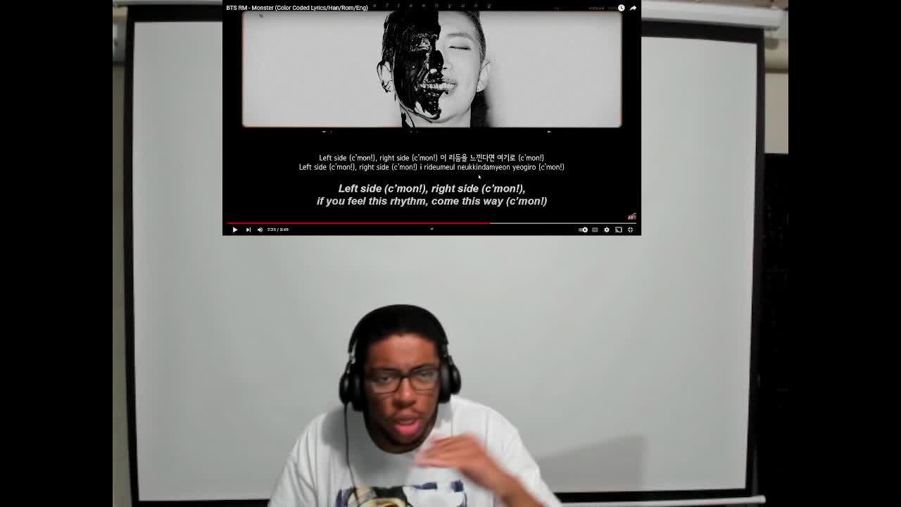 HAPPY BIRTHDAY RM!! RM - Monster [REACTION]