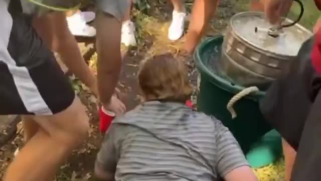 Keg stand fail!