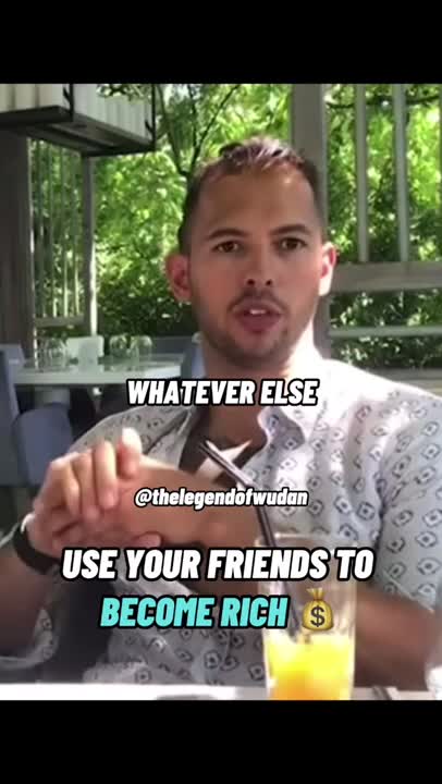 Andrew Tate Talks About Financial Minded Friends