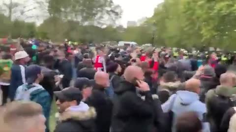 Hyde park in London anti lockdown protest_3