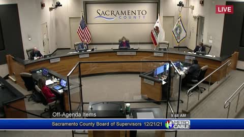 2021.12.21 Sacramento Board of Supervisors Mtg