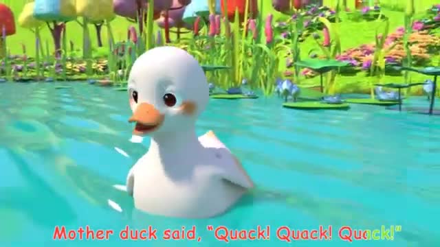 Five little duck - animal kids song parody #cocomelon #duck_Cut