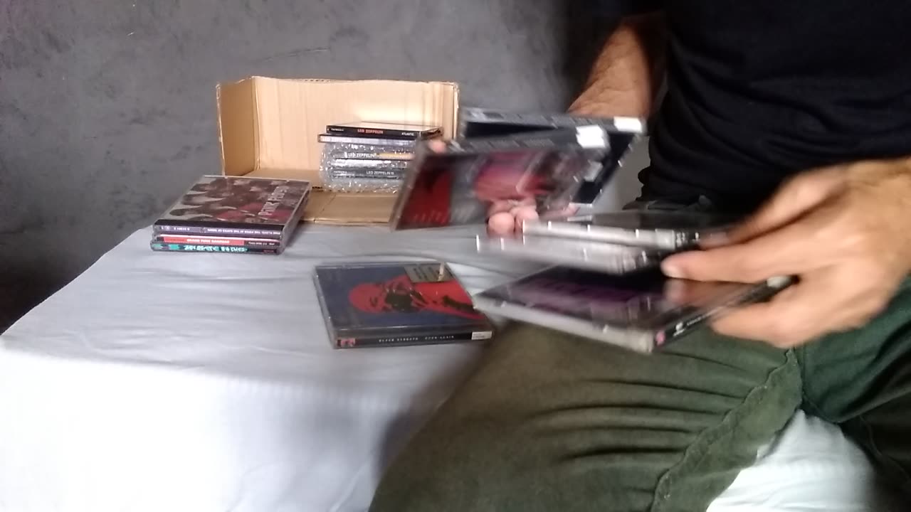 Unboxing do jorgito #CDS #LP #DVD #rock Jack Oldpunk