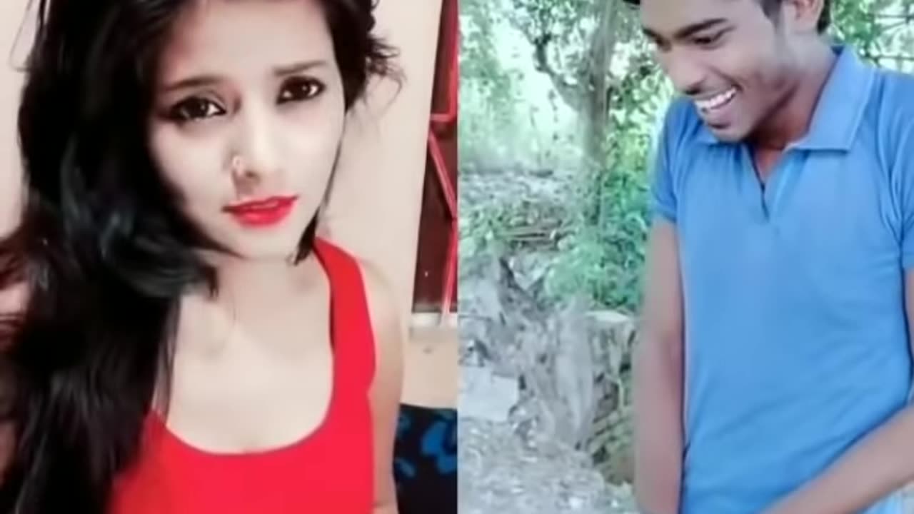 Funny vedio with girl 😎🤣🤣