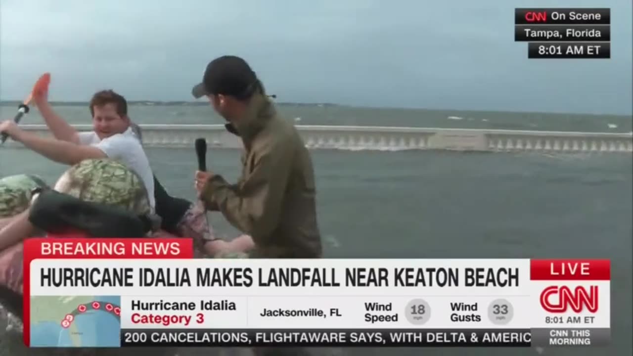 CNN Clip Showing Floridians Handling Hurricane Blows Up The Internet