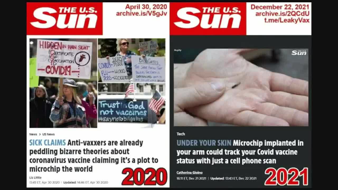 Vax Microchips - From “Sick Conspiracy” To “Totally Cool” In A Year