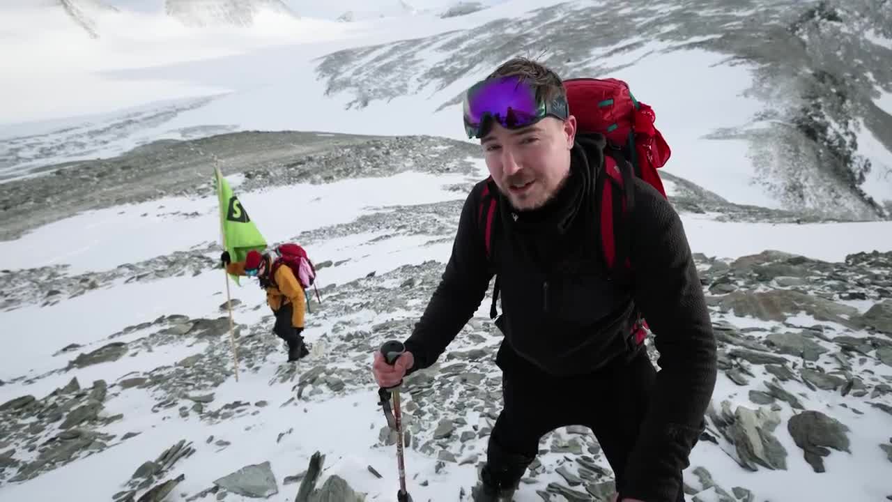 Mr beast : Survived 50 Hours In Antarctica