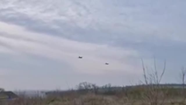 Brazilian Air Force fighter jets fly over a state that borders Bolivia