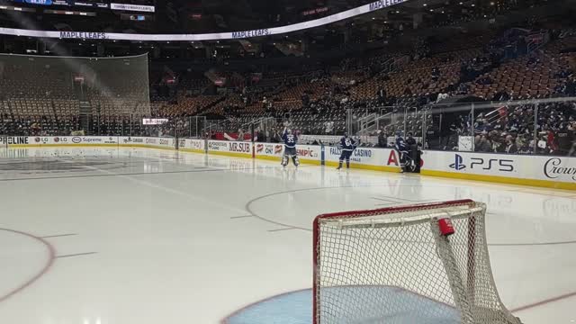 LEAFS PREGAME WARMUP IN TORONTO (DEC 8TH, 2022)