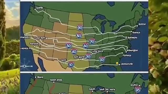 I can't believe l've gone my entire life not realizing the major interstates are in numerical order.