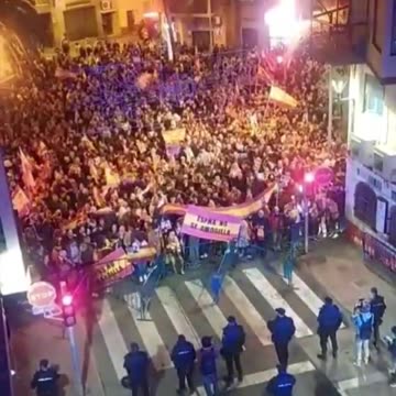 The 7th consecutive day of protest in Spain