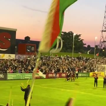 Dublin show their support for Palestine.