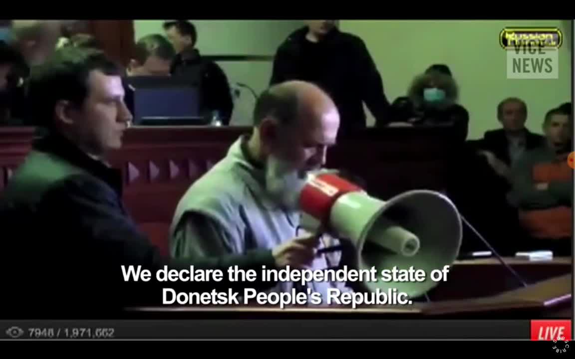 2014 Donetsk, Ukraine - we declare independency