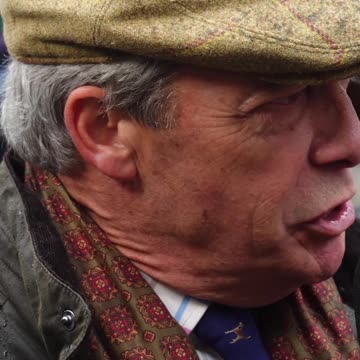FARMER PROTEST: "Today is the start of something that is going to be much, much bigger" Nigel Farage