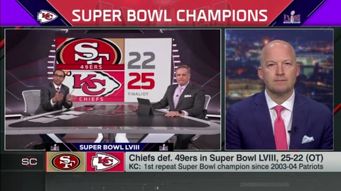 'INCREDIBLE!' Tim Hasselbeck full of praise after Chiefs' 3rd Super Bowl win SportsCenter