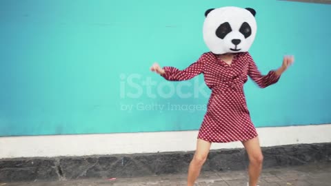 panda dancing