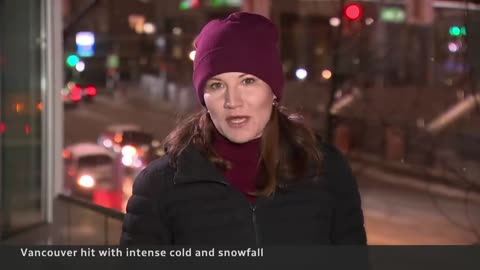 Vancouver hit with blast of winter weather