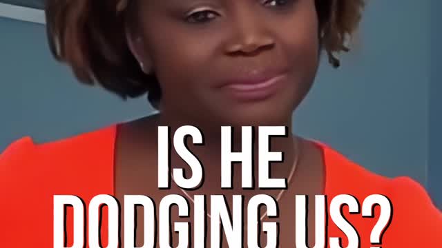Pierre, President still hasn't done a sit down interview in over 200 days, Is he dodging us ?
