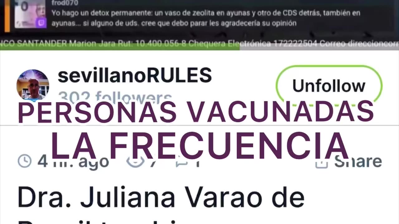 Dra Juliana Varao, EL GRAFENO EN LAS ANESTESIA, LAS FRECUENCIAS EN LA VACUNAS, Y EL SUICIDIO