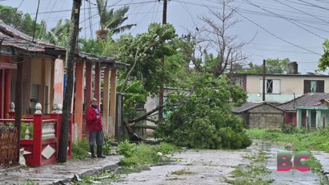 Hurricane Rafael knocks out power in Cuba, weeks after nationwide blackout