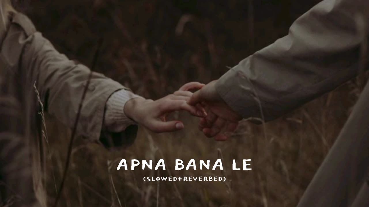 Apna Bana Le lofi 💕