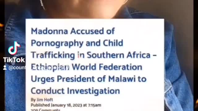 Madonna child trafficking c**************** children being transitioned to transgender