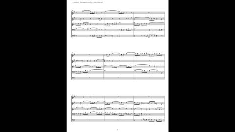 J.S. Bach - Well-Tempered Clavier: Part 2 - Prelude 19 (Double Reed Quintet)