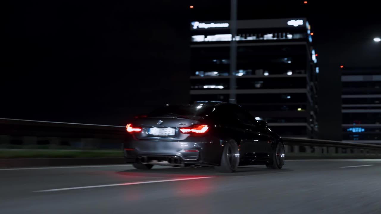 BMW M4 in a bag | Rainy night