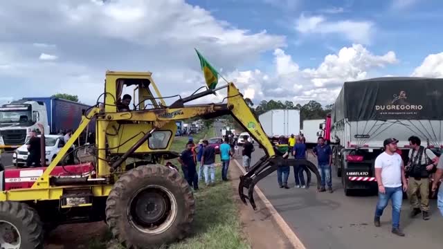 Brazil's Bolsonaro asks supporters to lift blockades