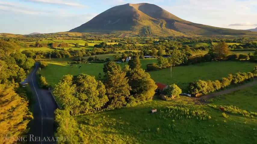 Scenic Relaxation Film With Calming Music