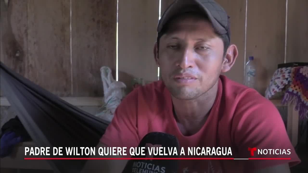 El padre de Wilton quiere que su hijo regrese a Nicaragua _ Noticias Telemundo