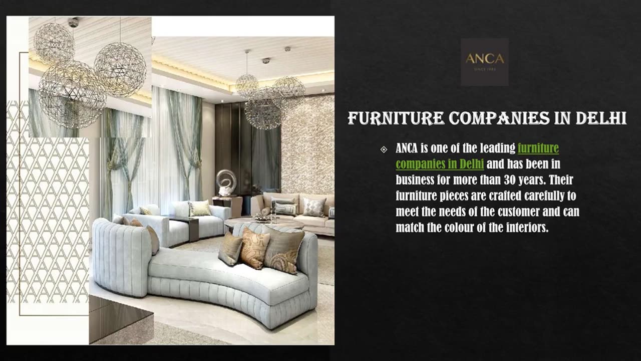 Furniture Companies in Delhi