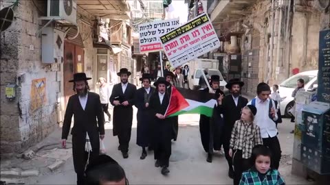 Monthly anti-Zionist march in Jerusalem: