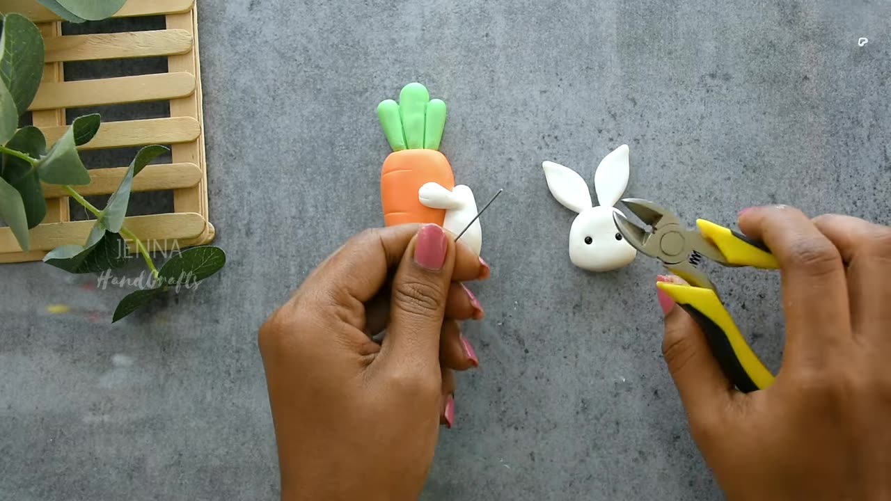 Bunny & Bear Clay Tutorial | Cold Porcelain Clay | Air Dry Clay | Clay Craft Ideas