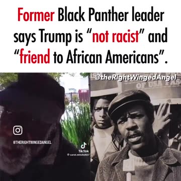 BREAKING: Former Black Panther Leader Has Endorsed…