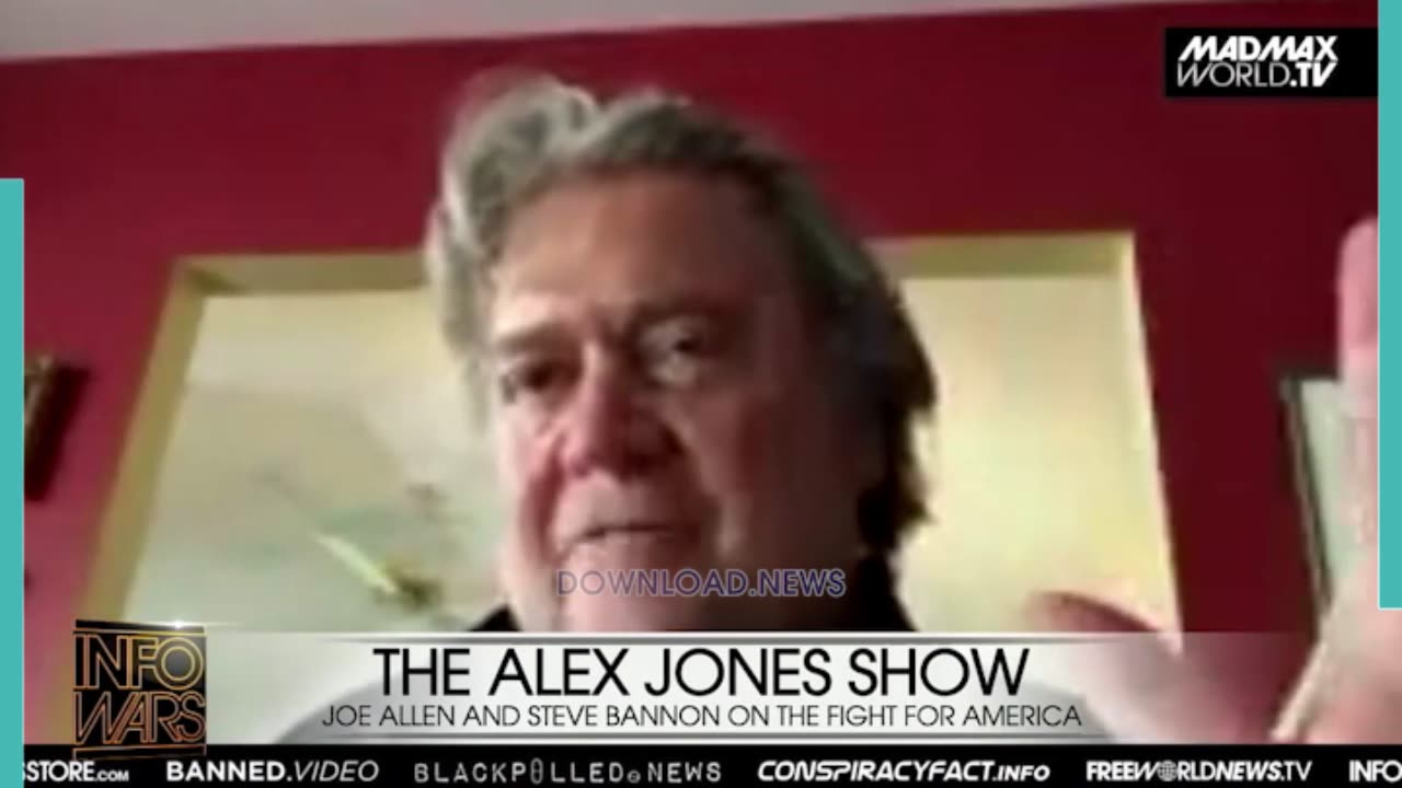 Alex Jones & Steve Bannon: The New World Order Wants To Depopulate The Prison Planet - 7/31/23