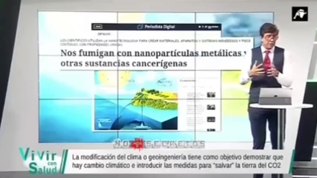 Spanish TV program speaks openly about chemtrails.