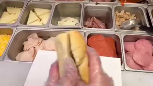 Day 3 At Subway (Making The Sandwich)