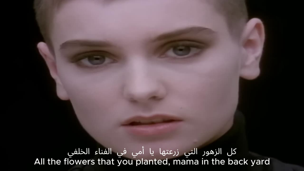 Sinéad O'Connor '' Nothing Compares To U '' Eng/Ara Subs