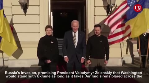 "Washington to help Ukraine as much as it needs" - Biden visits Ukraine with new aid package