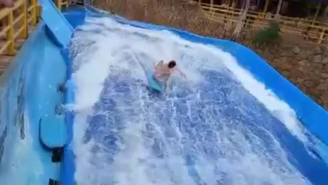 sucking in the water park.