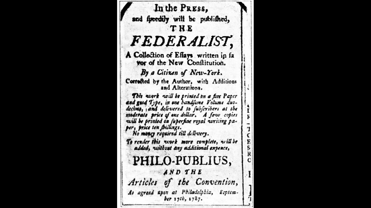 Federalist Paper No. 10