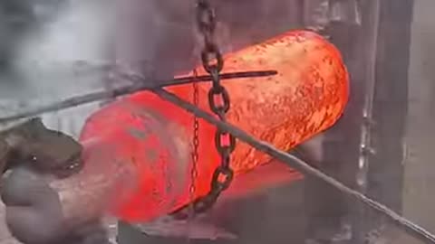 Forging process of metal