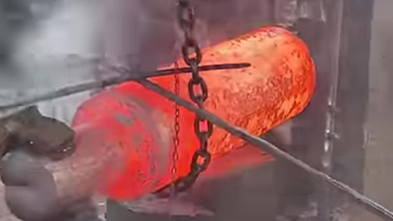 Forging process of metal