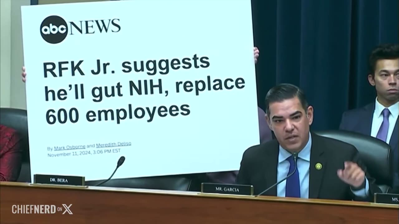 Rep Robert Garcia Melts Down over the Prospect of RFK Jr's HHS Role